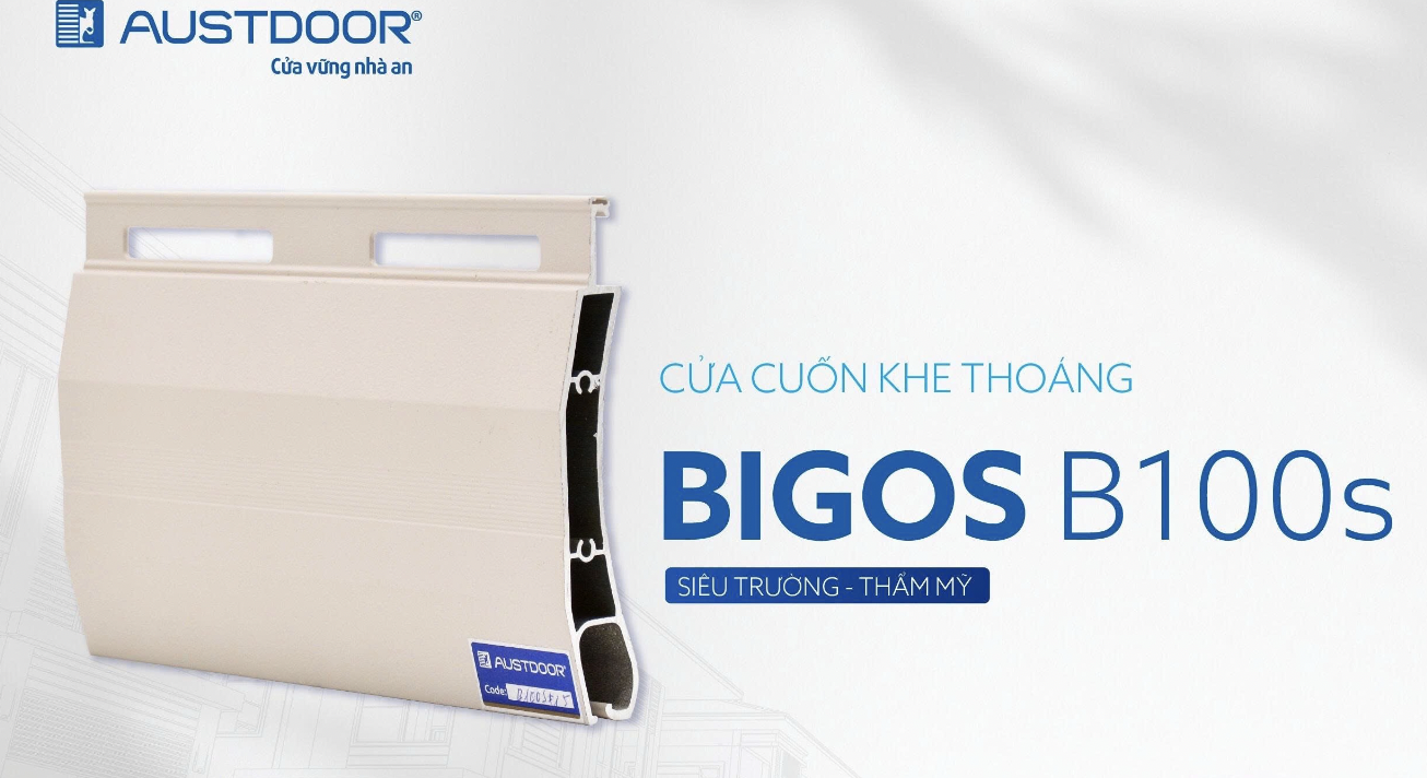 Cửa Cuốn Austdoor Nan Nhôm B100S